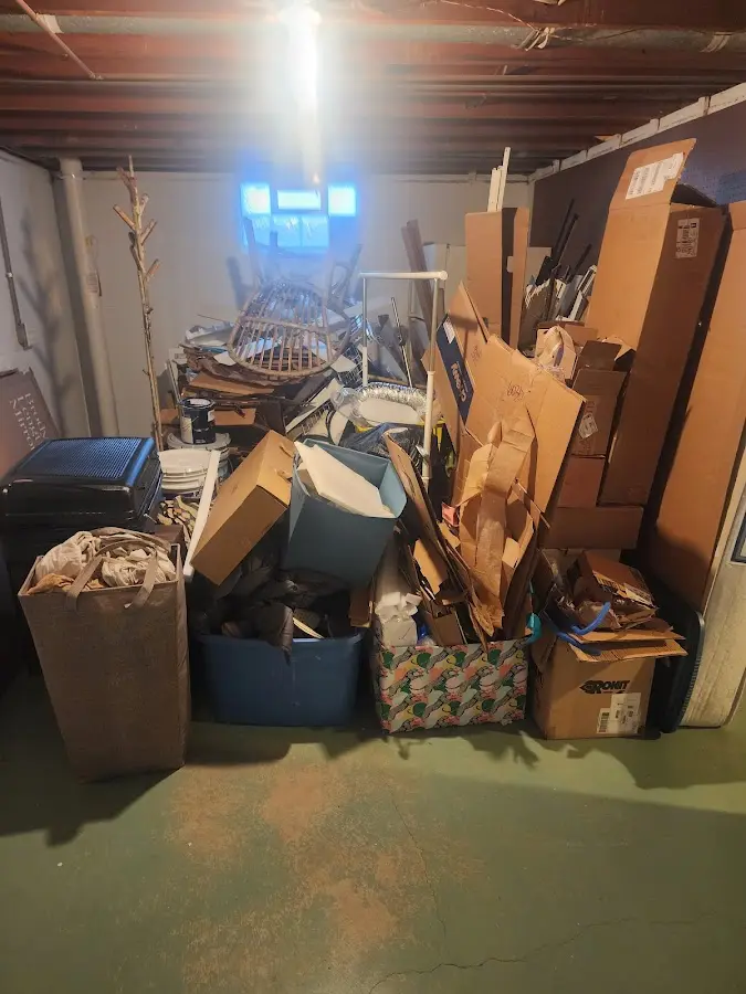 Roll-off dumpster container at job site for Yard Waste Dumpster Rental in Cookeville